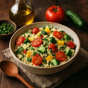 Sous vide couscoussalade