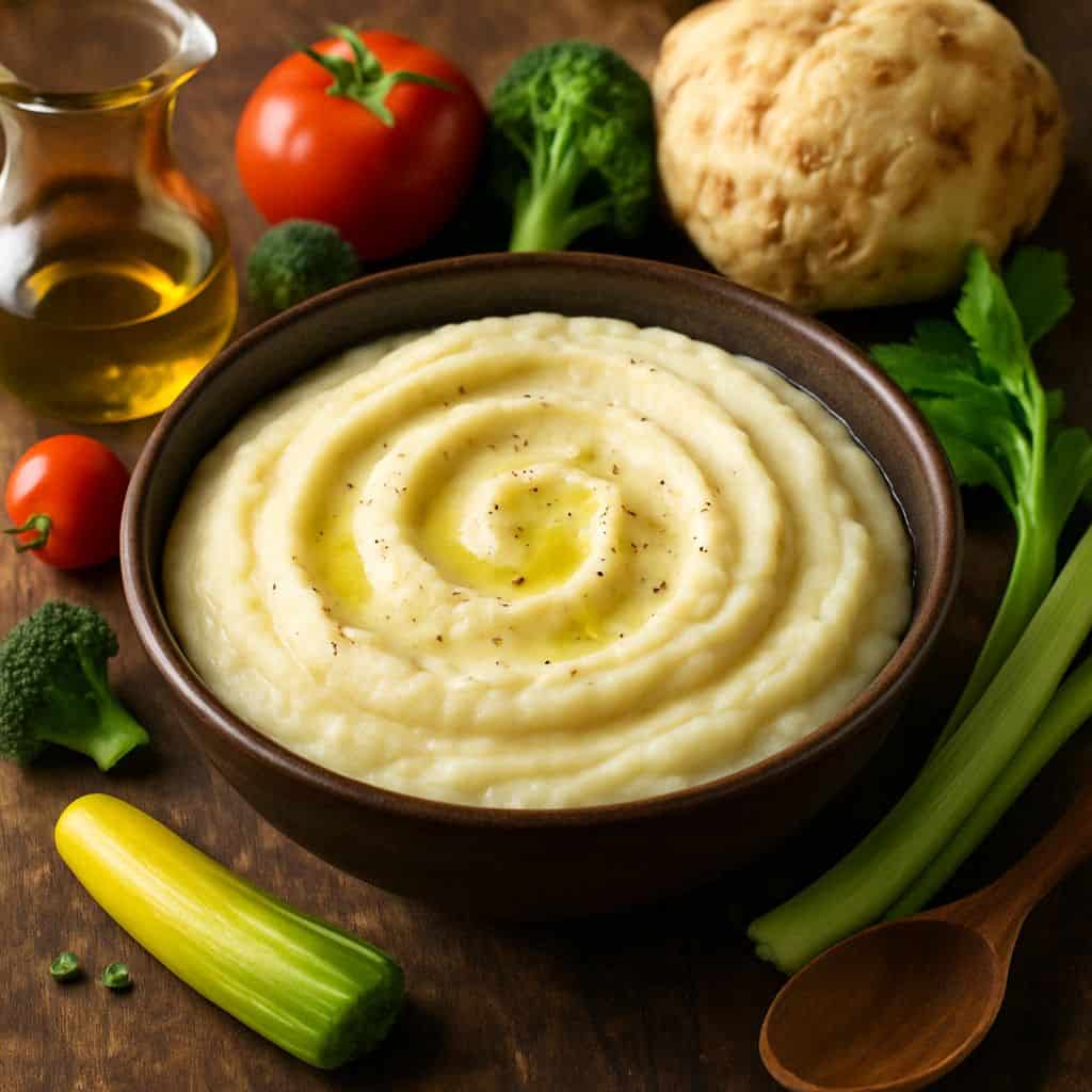 Sous vide knolselderijpuree