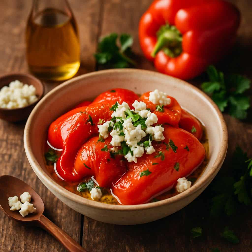Sous vide paprika met feta