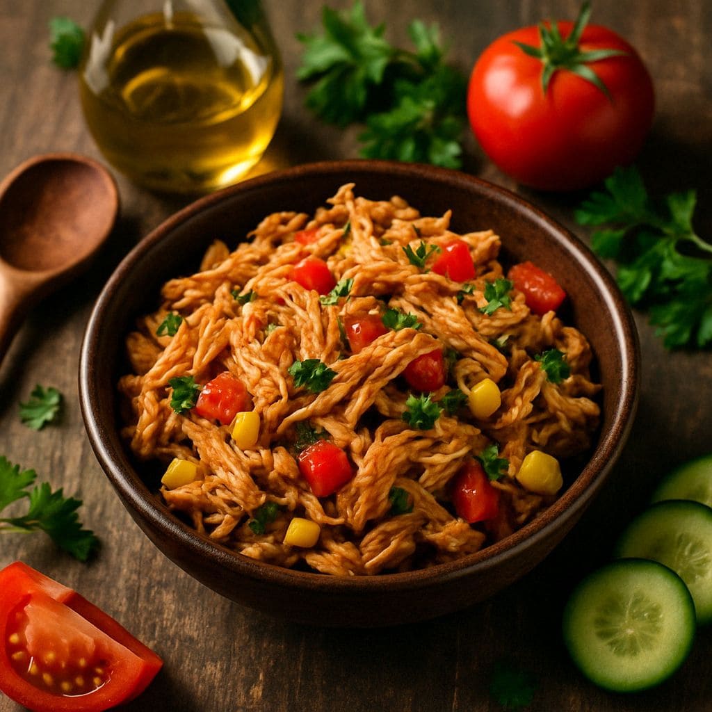 Sous vide pulled chicken