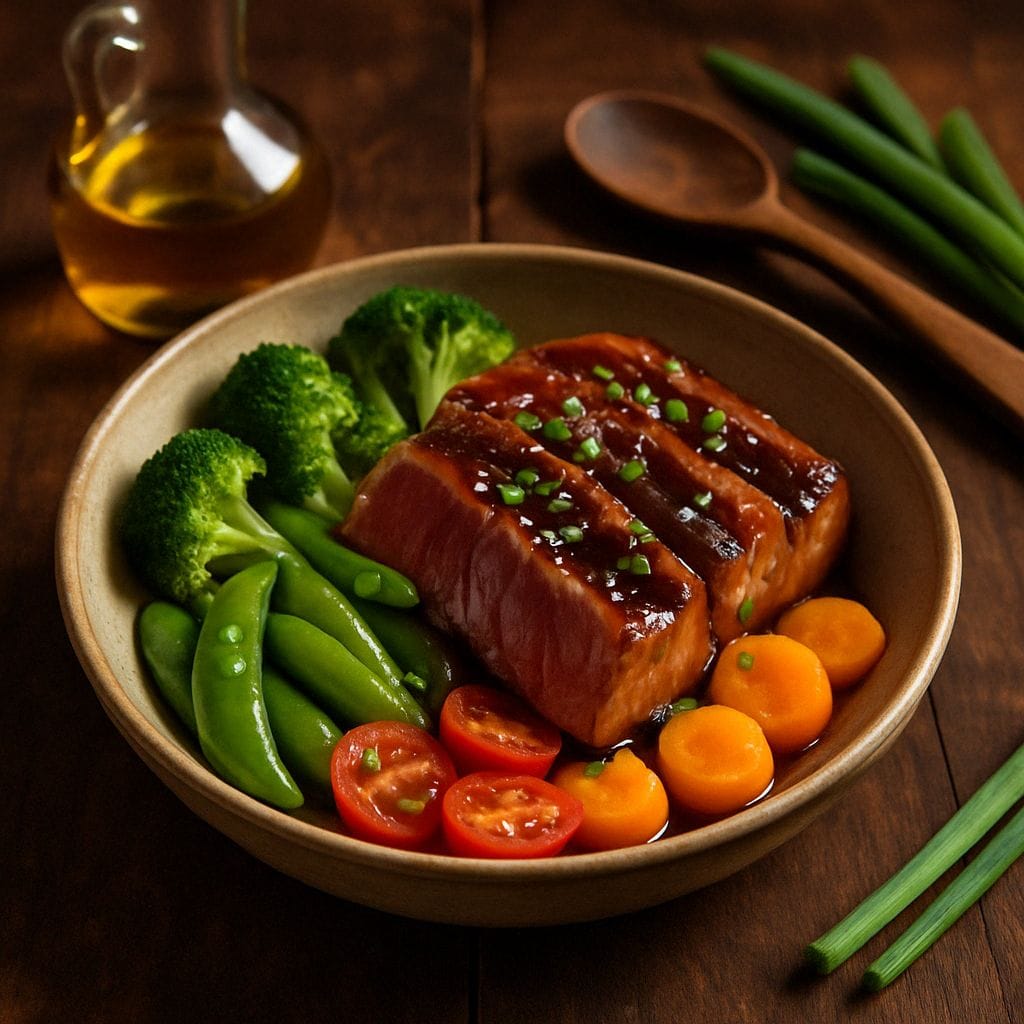 Sous vide tonijn met sojaglazuur
