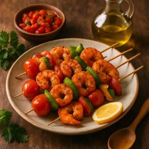 Spaanse garnalenspiesjes