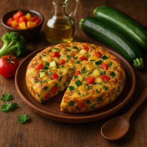 Spaanse tortilla met groenten