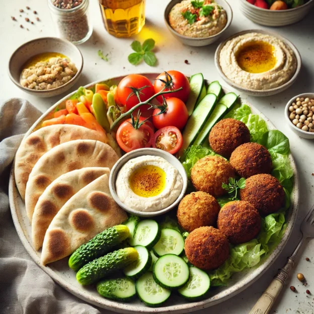 Speltpita’s met Knapperige Falafel uit de Airfryer