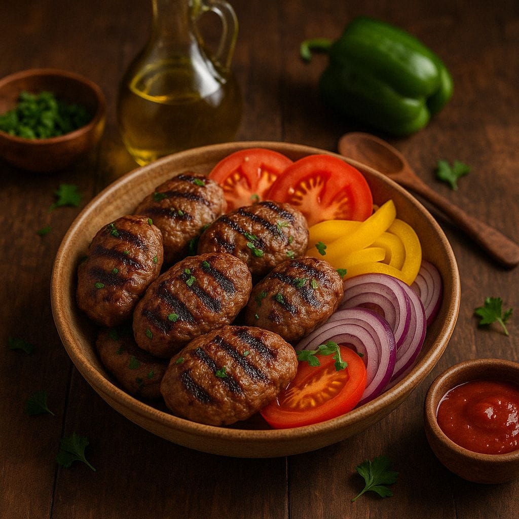 Turkse köfte van de Kamado