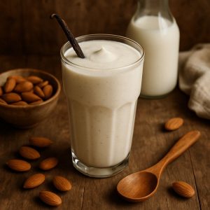 Vanille smoothie met amandelmelk