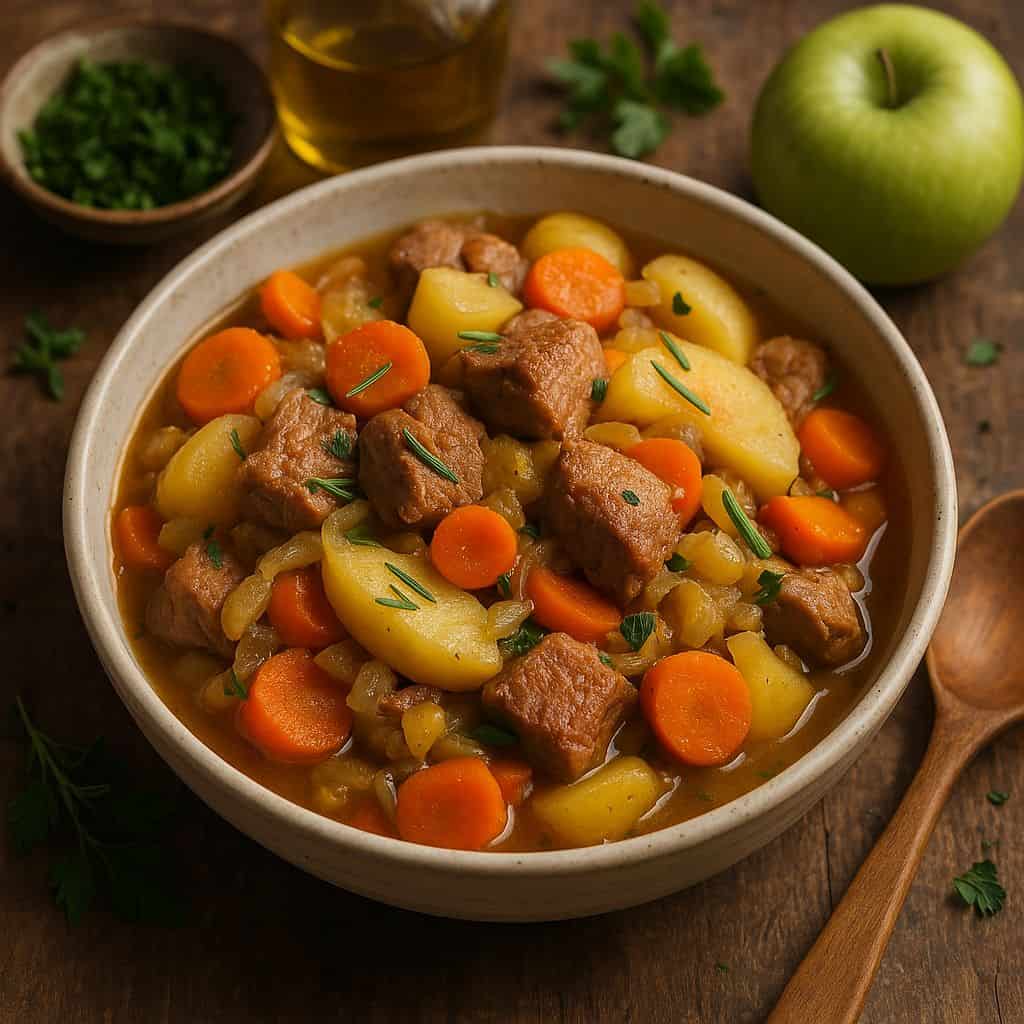 Varkensstoof met appelcider
