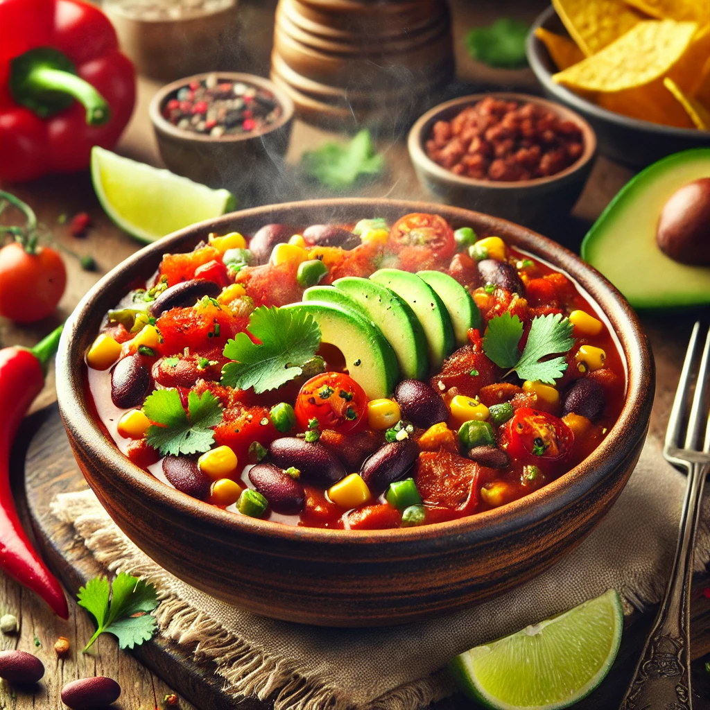 Vegetarische Chili sin Carne