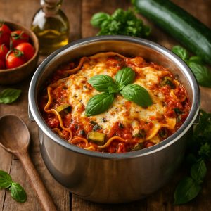 Vegetarische Instant Pot lasagne