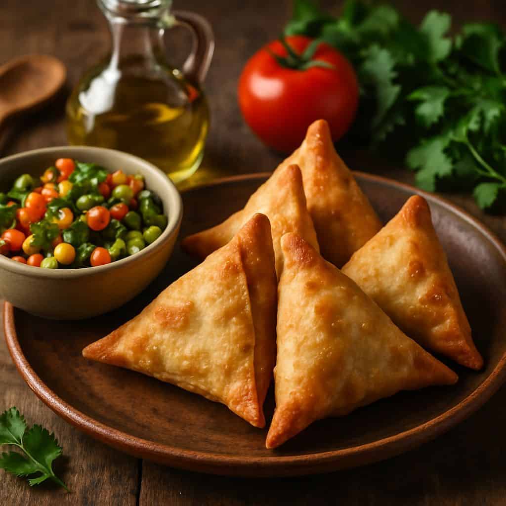 Vegetarische samosa's
