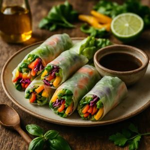 Vegetarische spring rolls