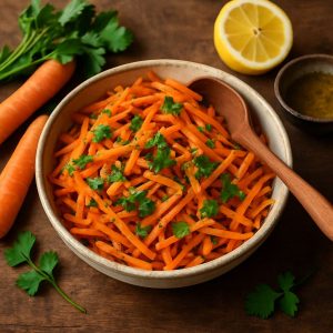 Wortelsalade met komijn en citroen