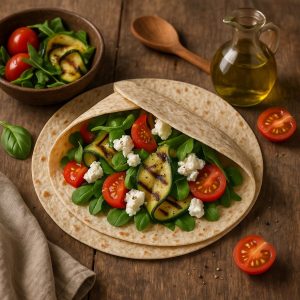 Wrap met courgette en geitenkaas