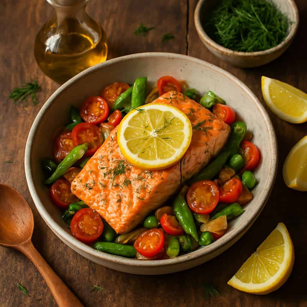 Zalm met dille en citroen