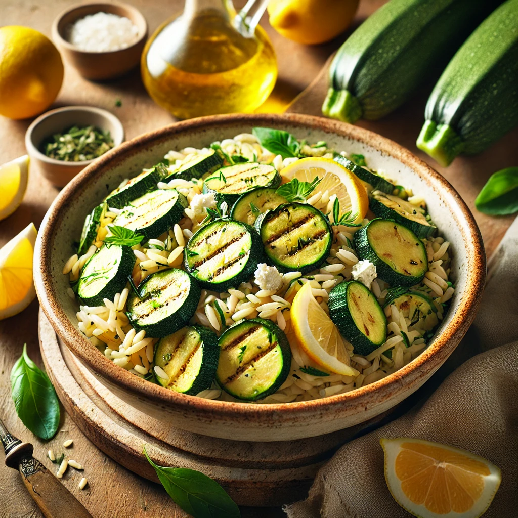 Zomer Orzo met Courgette & Citroen