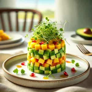 Zomers Avocado & Mango Tartaartje