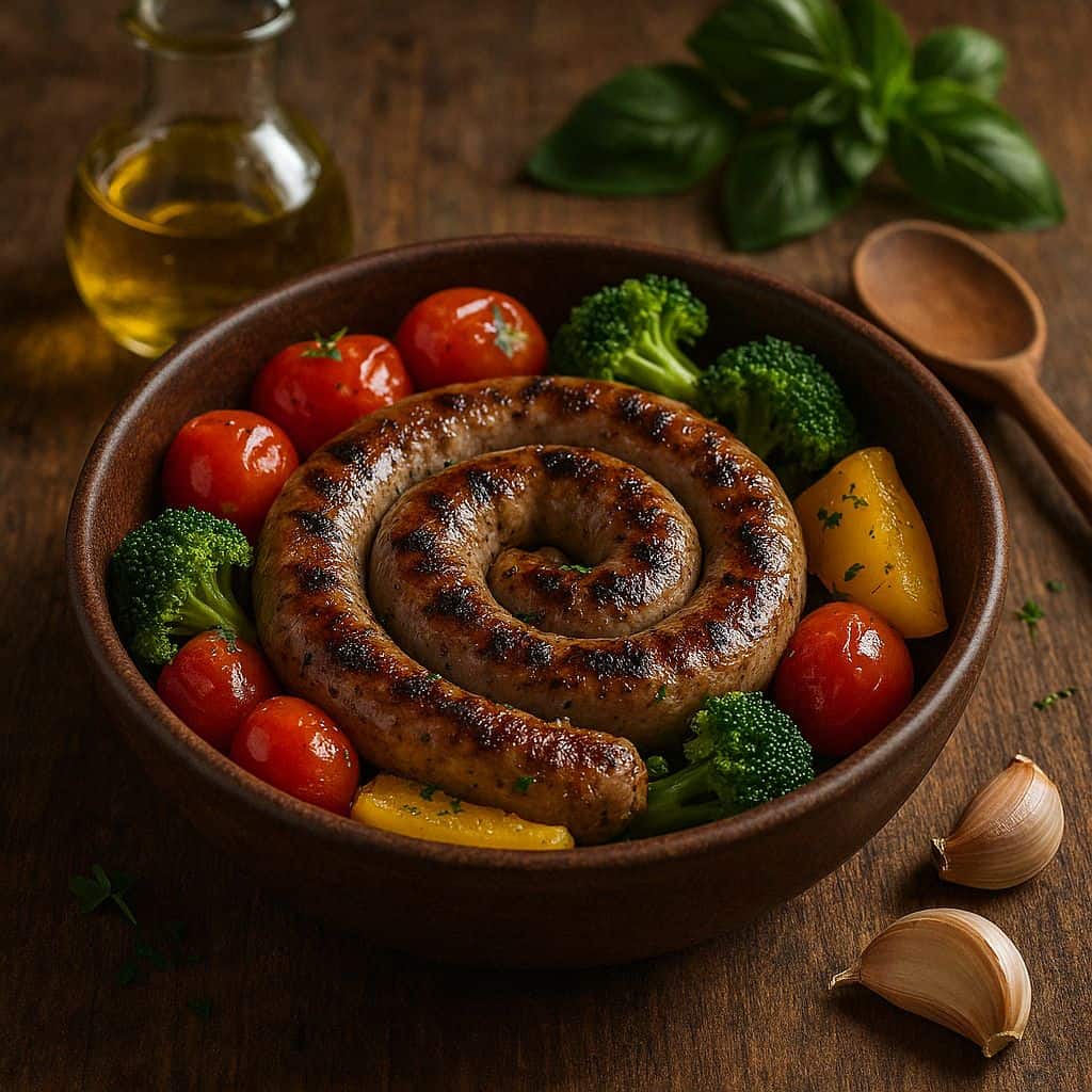 Zuid-Afrikaanse boerewors van de Kamado