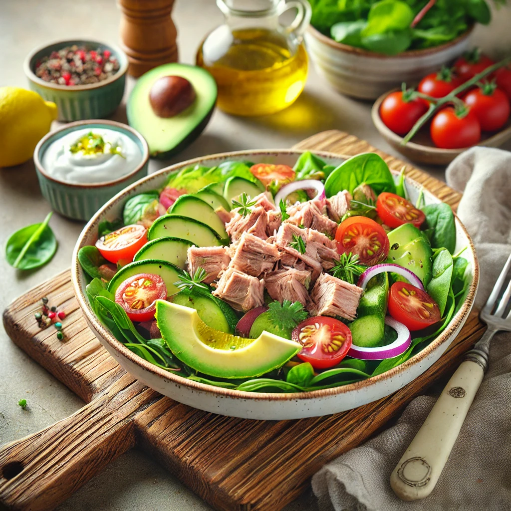 Hartvriendelijke tonijnsalade (zonder zout)