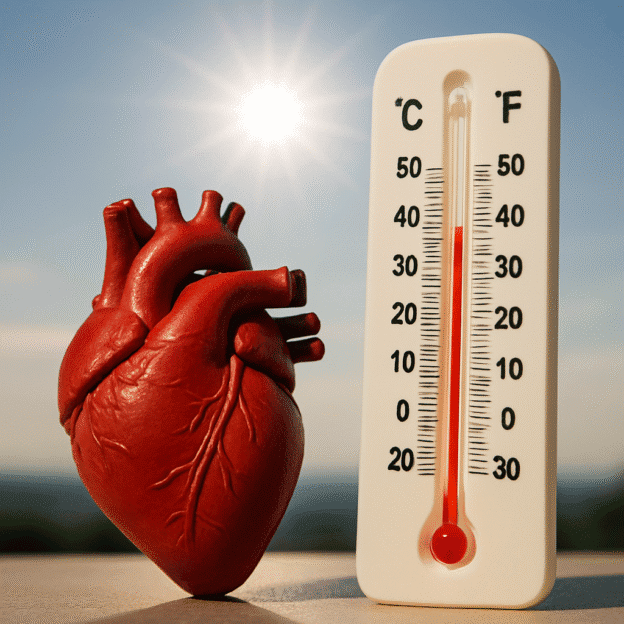 hartklachten bij warm weer. Hitte en Hartpatiënt