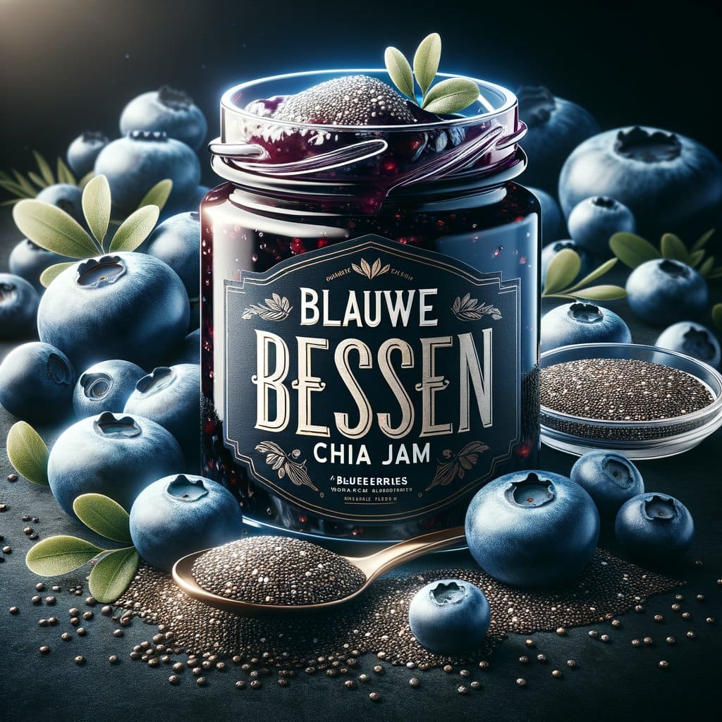 Blauwe Bessen Chia Jam