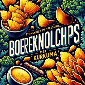 Boerenkoolchips met Kurkuma