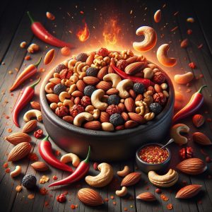 Capsaïcine Geroosterde Noten Mix