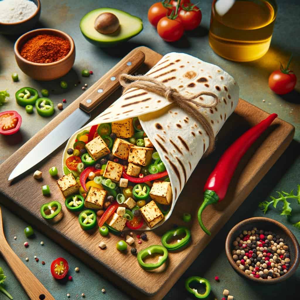 Gefermenteerde Jalapeño Tofu Wrap