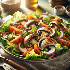 Gegrilde Oesterzwam salade