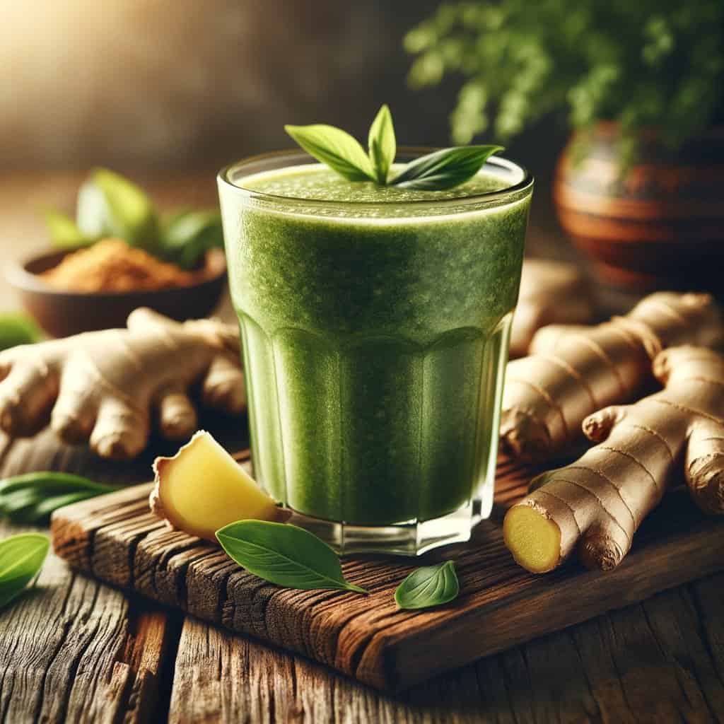 Gember-Groene Thee Smoothie