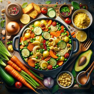 Gember-Linzen Stoofpot met Notencrumble