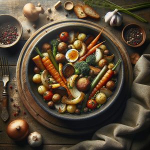 Gemengde Paddenstoelen Stoofpot