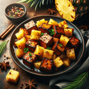 Jerk Tempeh met Ananas