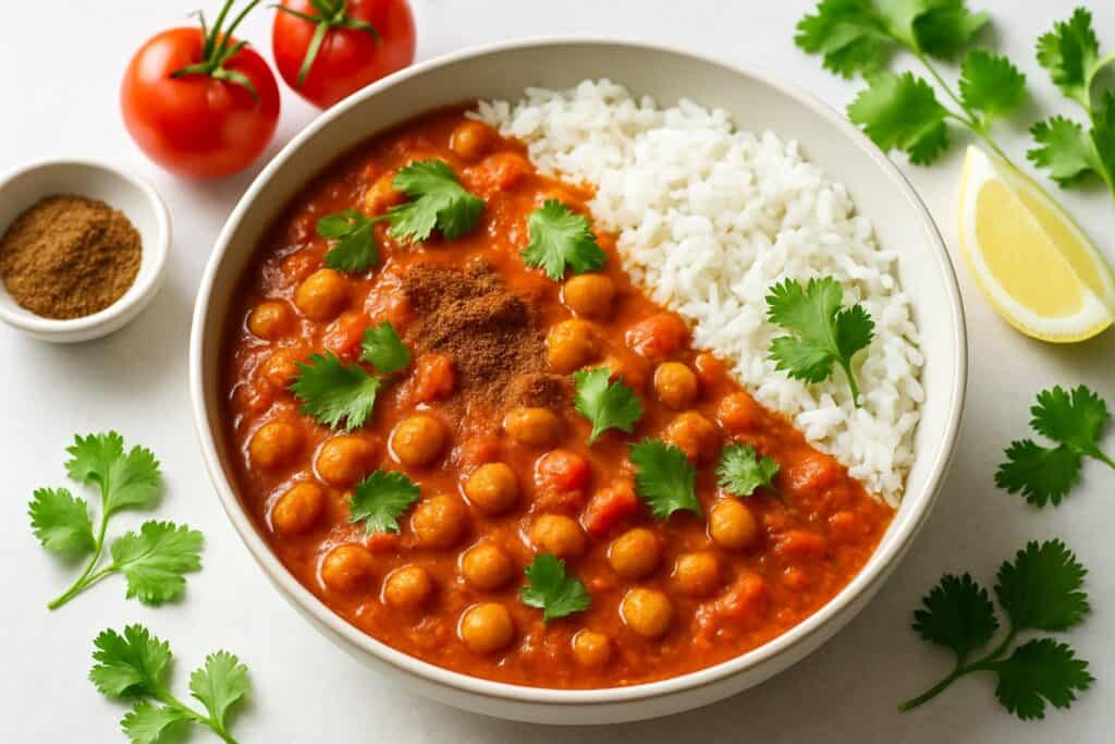 Kruidige Tomatencurry met Garam Masala