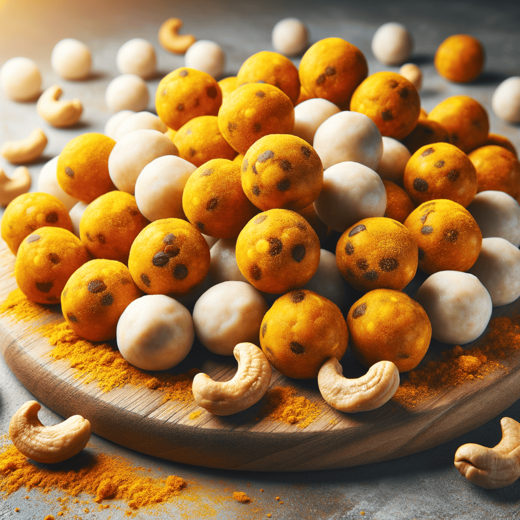 Kurkuma-Cashew Energy Balls