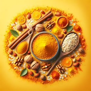 Kurkuma Havermout met Noten