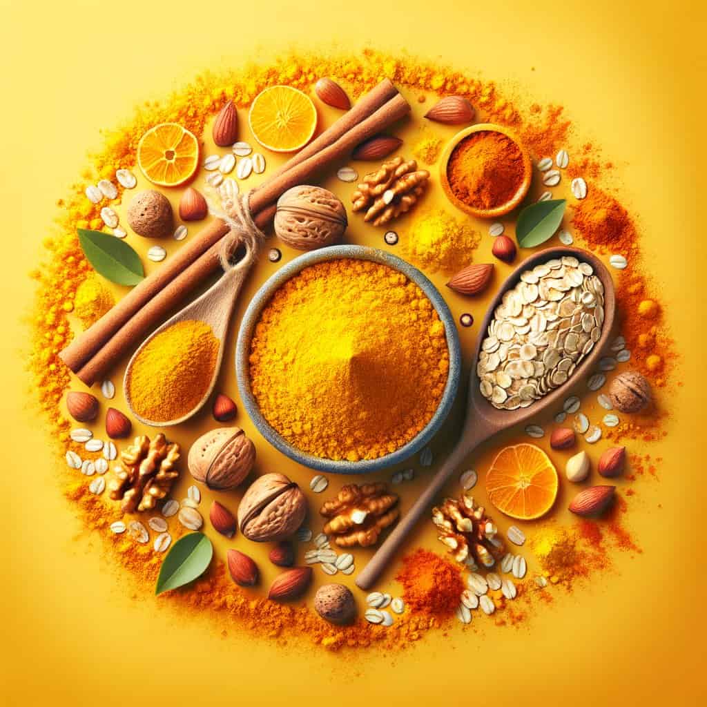Kurkuma Havermout met Noten