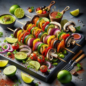 Oesterzwam Saté met Limedip