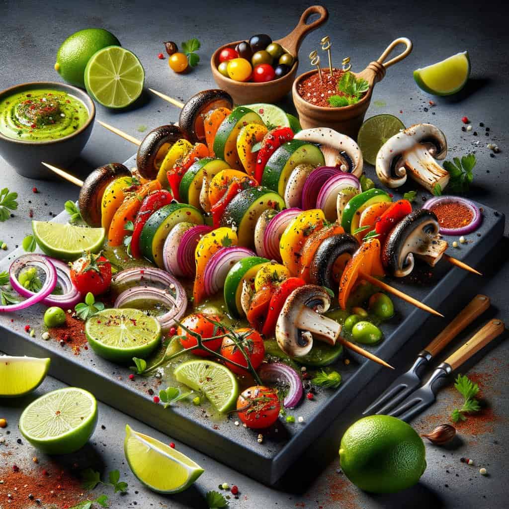 Oesterzwam Saté met Limedip