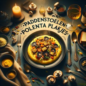 Paddenstoelen-Polenta Plakjes