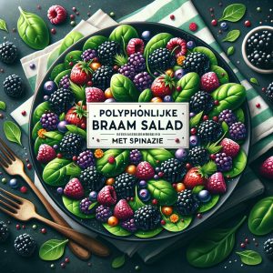 Polyfenolrijke Braam Salade met Spinazie