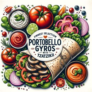 Portobello Gyros met Tzatziki