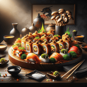 Shiitake Sushi Rolls