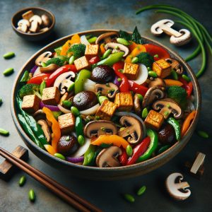 Shiitake & Tempeh Stir-fry