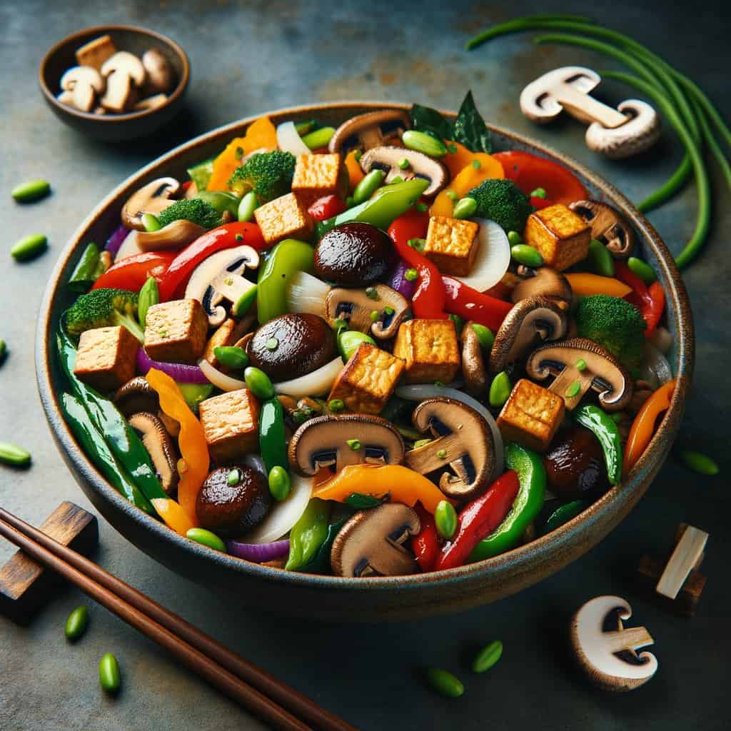Shiitake & Tempeh Stir-fry