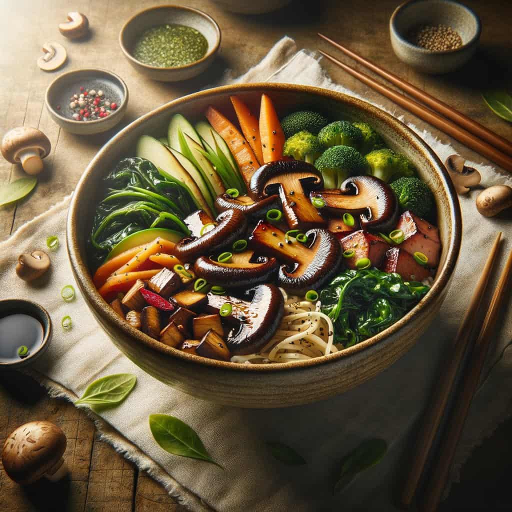 Shiitake Teriyaki Bowl