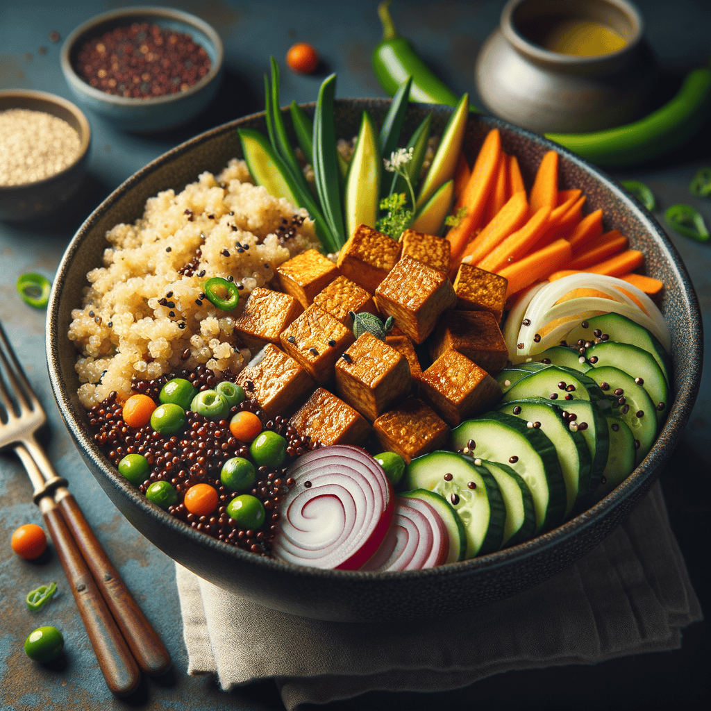 Tempeh Bowl met Quinoa