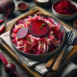 Zuurkoolsalade met Rode Biet