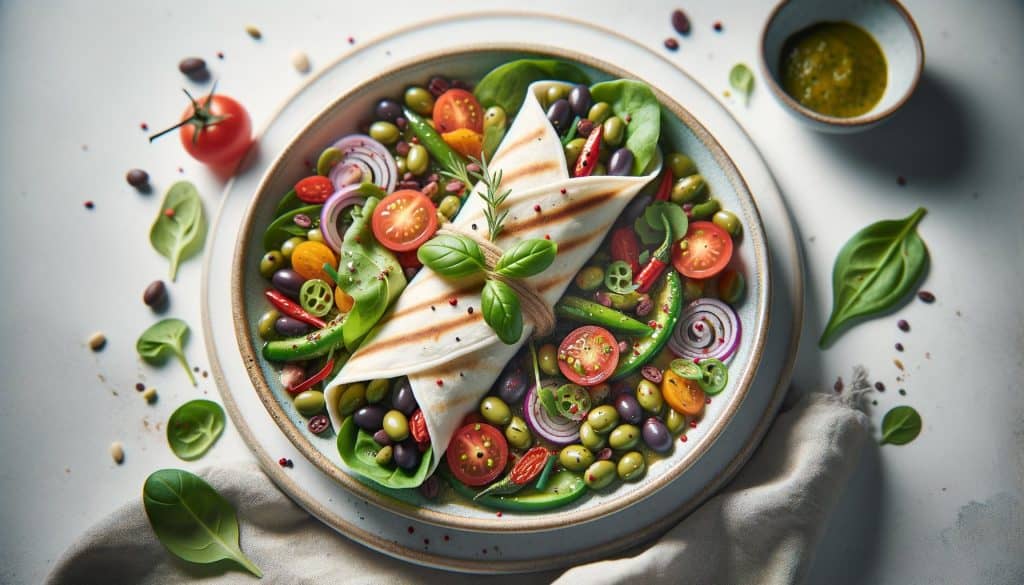 Zwarte Bonen Wrap met Bessen Salsa