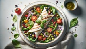 Zwarte Bonen Wrap met Bessen Salsa