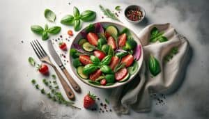 Aardbei-Basilicum Infusie